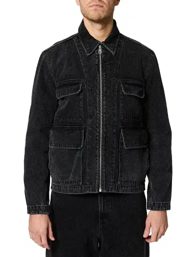 Paul Smith Men's Front-Zip Jean Jacket | Thumbnail 1 Paul Smith Men's Front-Zip Jean Jacket | Thumbnail 1