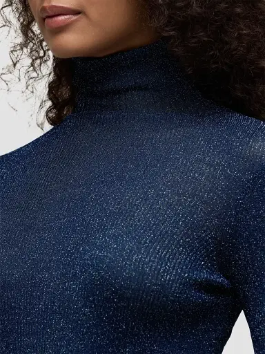 Hudson Jeans Women's Tanya Rib-Knit Turtleneck | Thumbnail 6 Hudson Jeans Women's Tanya Rib-Knit Turtleneck | Thumbnail 6