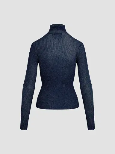 Hudson Jeans Women's Tanya Rib-Knit Turtleneck | Thumbnail 7 Hudson Jeans Women's Tanya Rib-Knit Turtleneck | Thumbnail 7