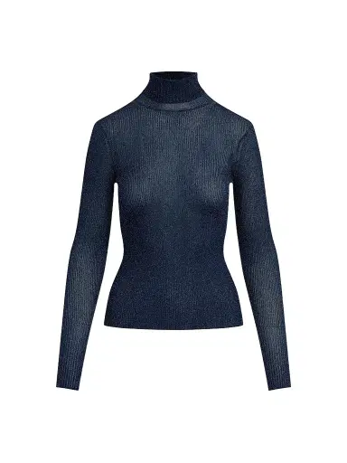 Hudson Jeans Women's Tanya Rib-Knit Turtleneck | Thumbnail 1 Hudson Jeans Women's Tanya Rib-Knit Turtleneck | Thumbnail 1