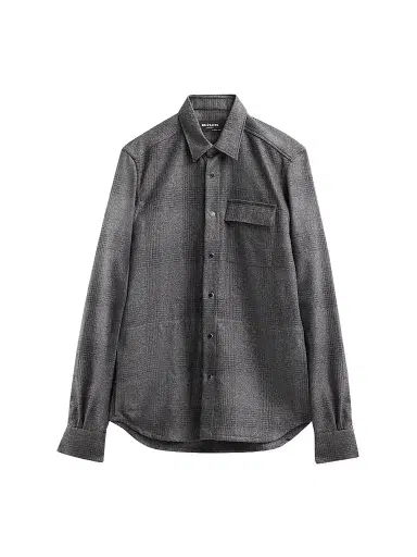 Kiton Men's Buba Plaid Wool-Cotton-Cashmere Shirt | Thumbnail 1 Kiton Men's Buba Plaid Wool-Cotton-Cashmere Shirt | Thumbnail 1