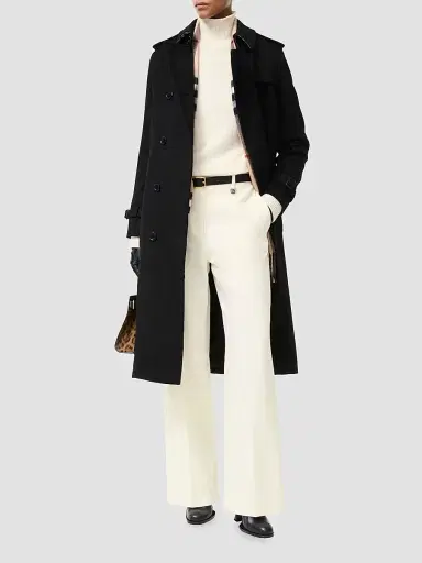 Burberry Women's Kensington Cotton Trench Coat | Thumbnail 2 Burberry Women's Kensington Cotton Trench Coat | Thumbnail 2