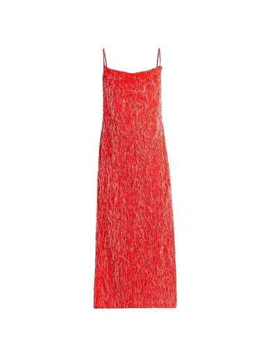 Bottega Veneta Women's Fil Coupé Midi Dress | Thumbnail 1 Bottega Veneta Women's Fil Coupé Midi Dress | Thumbnail 1