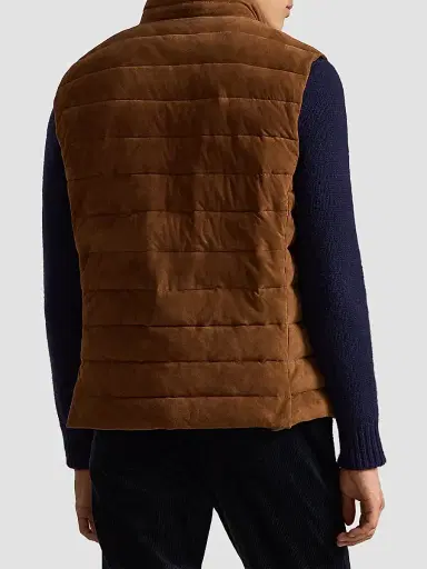 Polo Ralph Lauren Men's The Stanwood Suede Vest | Thumbnail 3 Polo Ralph Lauren Men's The Stanwood Suede Vest | Thumbnail 3