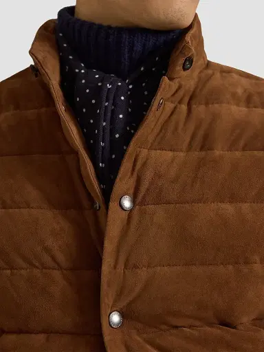 Polo Ralph Lauren Men's The Stanwood Suede Vest | Thumbnail 4 Polo Ralph Lauren Men's The Stanwood Suede Vest | Thumbnail 4