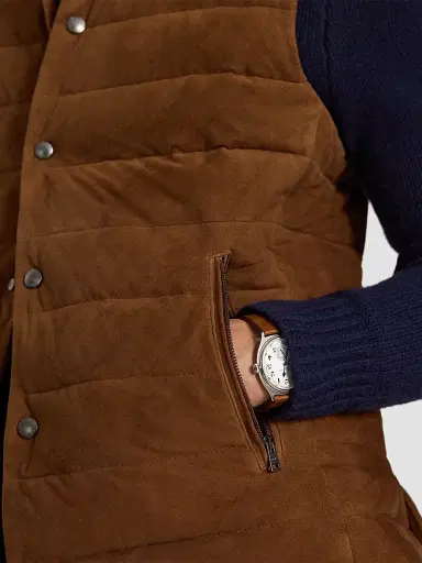 Polo Ralph Lauren Men's The Stanwood Suede Vest | Thumbnail 5 Polo Ralph Lauren Men's The Stanwood Suede Vest | Thumbnail 5
