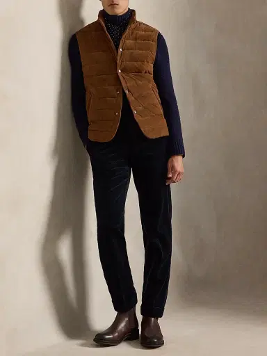 Polo Ralph Lauren Men's The Stanwood Suede Vest | Thumbnail 6 Polo Ralph Lauren Men's The Stanwood Suede Vest | Thumbnail 6