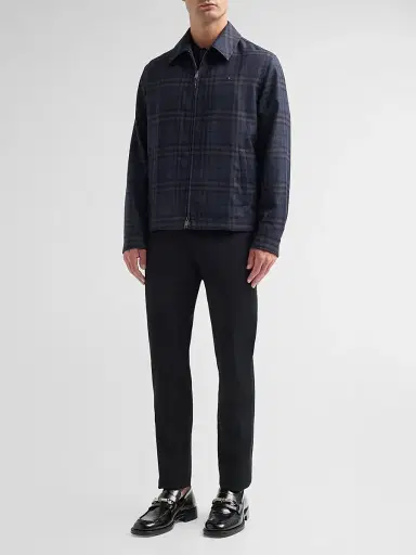 Burberry Men's Bloomsbury Check Nylon Jacket | Thumbnail 2 Burberry Men's Bloomsbury Check Nylon Jacket | Thumbnail 2