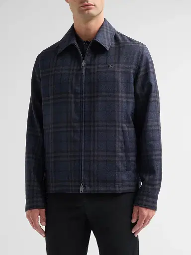 Burberry Men's Bloomsbury Check Nylon Jacket | Thumbnail 4 Burberry Men's Bloomsbury Check Nylon Jacket | Thumbnail 4