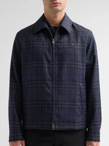 Burberry Men's Bloomsbury Check Nylon Jacket | Thumbnail 5 Burberry Men's Bloomsbury Check Nylon Jacket | Thumbnail 5