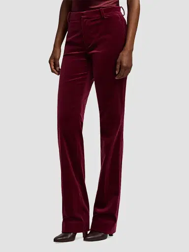 Ralph Lauren Collection Women's Macy Stretch Velvet Pants | Thumbnail 6 Ralph Lauren Collection Women's Macy Stretch Velvet Pants | Thumbnail 6