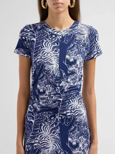 Lilly Pulitzer Women's Alma Printed UPF 50+ Midi Dress | Thumbnail 5 Lilly Pulitzer Women's Alma Printed UPF 50+ Midi Dress | Thumbnail 5