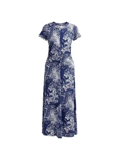 Lilly Pulitzer Women's Alma Printed UPF 50+ Midi Dress | Thumbnail 1 Lilly Pulitzer Women's Alma Printed UPF 50+ Midi Dress | Thumbnail 1