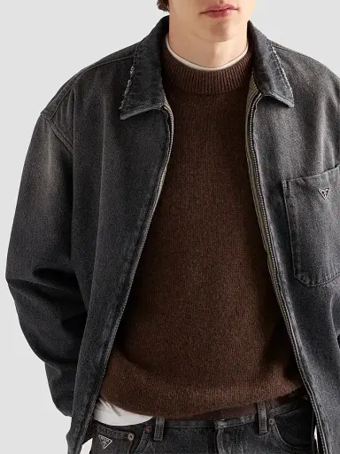 Prada Men's Denim Shirt | Thumbnail 5 Prada Men's Denim Shirt | Thumbnail 5