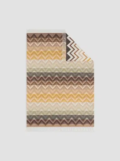 Missoni Merano Striped Wool-Blend Throw Blanket | Thumbnail 2 Missoni Merano Striped Wool-Blend Throw Blanket | Thumbnail 2
