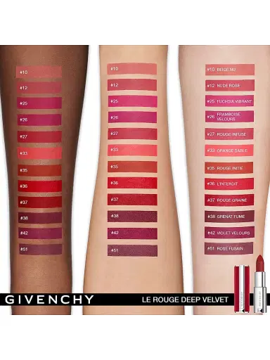 Givenchy Women's Le Rouge Deep Velvet Matte Lipstick | Thumbnail 2 Givenchy Women's Le Rouge Deep Velvet Matte Lipstick | Thumbnail 2