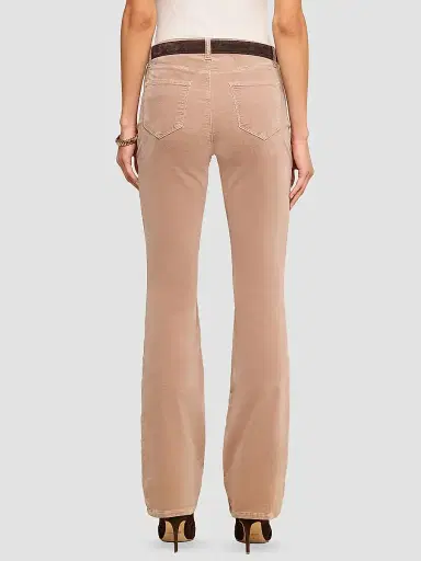 L'Agence Women's Stevie Velvet High-Rise Straight-Leg Jeans | Thumbnail 3 L'Agence Women's Stevie Velvet High-Rise Straight-Leg Jeans | Thumbnail 3