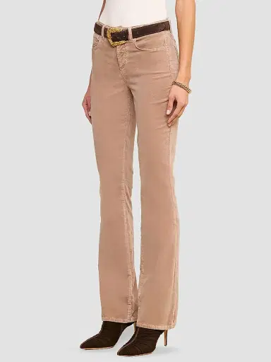 L'Agence Women's Stevie Velvet High-Rise Straight-Leg Jeans | Thumbnail 6 L'Agence Women's Stevie Velvet High-Rise Straight-Leg Jeans | Thumbnail 6
