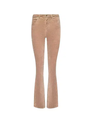L'Agence Women's Stevie Velvet High-Rise Straight-Leg Jeans | Thumbnail 1 L'Agence Women's Stevie Velvet High-Rise Straight-Leg Jeans | Thumbnail 1