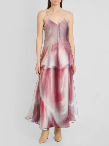 Maison Margiela Women's Porcelain-Print A-Line Dress | Thumbnail 2 Maison Margiela Women's Porcelain-Print A-Line Dress | Thumbnail 2