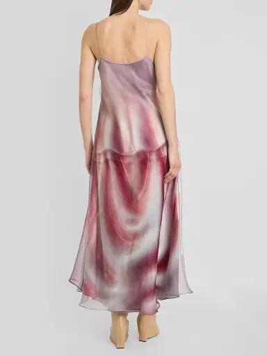 Maison Margiela Women's Porcelain-Print A-Line Dress | Thumbnail 3 Maison Margiela Women's Porcelain-Print A-Line Dress | Thumbnail 3