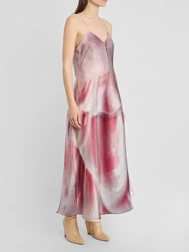 Maison Margiela Women's Porcelain-Print A-Line Dress | Thumbnail 4 Maison Margiela Women's Porcelain-Print A-Line Dress | Thumbnail 4