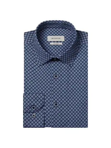 Bugatchi Men's OoohCotton James Long-Sleeve Shirt | Thumbnail 1 Bugatchi Men's OoohCotton James Long-Sleeve Shirt | Thumbnail 1