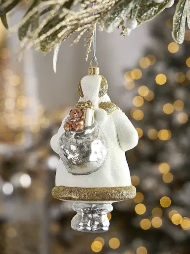 Exclusively Ours African American Santa Christmas Ornament | Thumbnail 2 Exclusively Ours African American Santa Christmas Ornament | Thumbnail 2