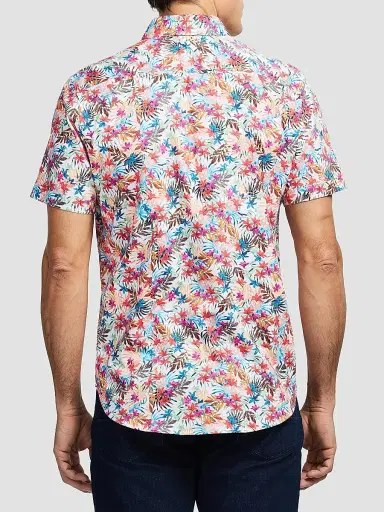 Robert Graham Men's Escape Printed Button-Front Shirt | Thumbnail 5 Robert Graham Men's Escape Printed Button-Front Shirt | Thumbnail 5