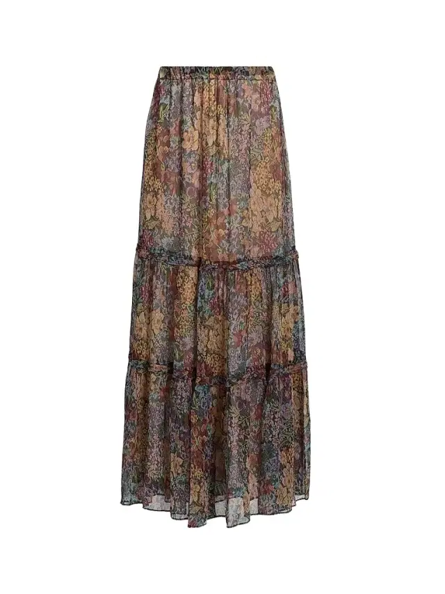 Women's Clea Floral Tiered Maxi Skirt Women's Clea Floral Tiered Maxi Skirt