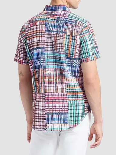 Robert Graham Men's Murdoch Plaid Cotton Short-Sleeve Shirt | Thumbnail 5 Robert Graham Men's Murdoch Plaid Cotton Short-Sleeve Shirt | Thumbnail 5