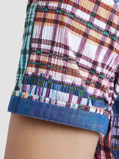 Robert Graham Men's Murdoch Plaid Cotton Short-Sleeve Shirt | Thumbnail 6 Robert Graham Men's Murdoch Plaid Cotton Short-Sleeve Shirt | Thumbnail 6