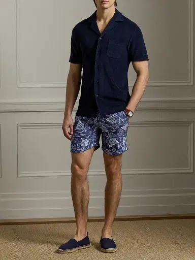 Ralph Lauren Purple Label Men's Mayfair Swim Trunks | Thumbnail 8 Ralph Lauren Purple Label Men's Mayfair Swim Trunks | Thumbnail 8