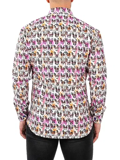 Maceoo Men's Fibonacci Frenchienerd Shirt | Thumbnail 4 Maceoo Men's Fibonacci Frenchienerd Shirt | Thumbnail 4