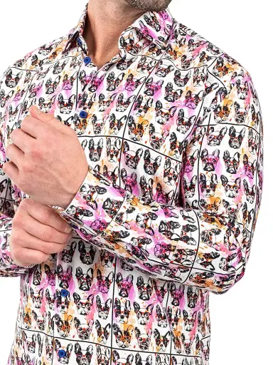 Maceoo Men's Fibonacci Frenchienerd Shirt | Thumbnail 8 Maceoo Men's Fibonacci Frenchienerd Shirt | Thumbnail 8