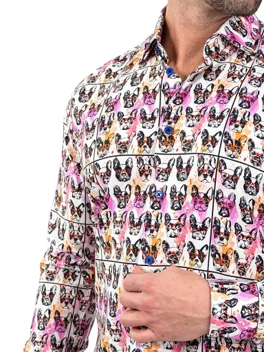 Maceoo Men's Fibonacci Frenchienerd Shirt | Thumbnail 9 Maceoo Men's Fibonacci Frenchienerd Shirt | Thumbnail 9