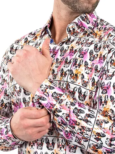 Maceoo Men's Fibonacci Frenchienerd Shirt | Thumbnail 10 Maceoo Men's Fibonacci Frenchienerd Shirt | Thumbnail 10