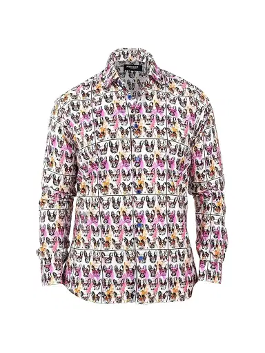 Maceoo Men's Fibonacci Frenchienerd Shirt | Thumbnail 1 Maceoo Men's Fibonacci Frenchienerd Shirt | Thumbnail 1