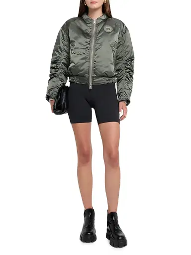 Canada Goose Women's Jade Satin & Down Bomber Jacket | Thumbnail 2 Canada Goose Women's Jade Satin & Down Bomber Jacket | Thumbnail 2