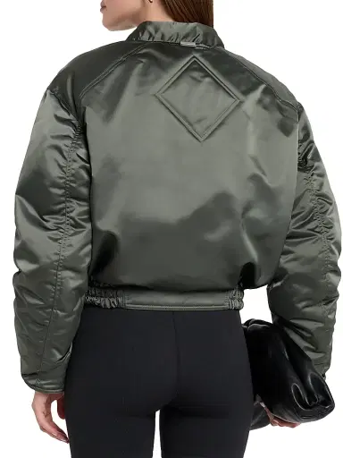 Canada Goose Women's Jade Satin & Down Bomber Jacket | Thumbnail 4 Canada Goose Women's Jade Satin & Down Bomber Jacket | Thumbnail 4