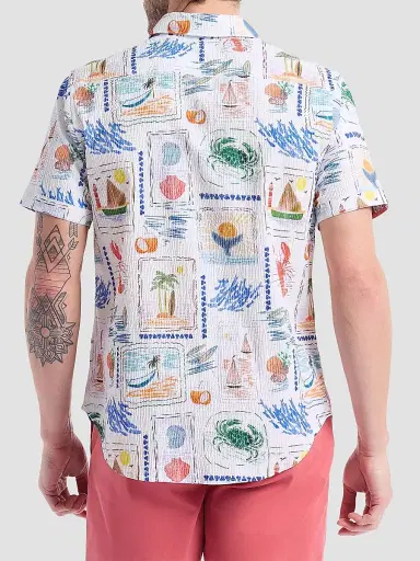 Robert Graham Men's Isla Vista Short-Sleeve Shirt | Thumbnail 5 Robert Graham Men's Isla Vista Short-Sleeve Shirt | Thumbnail 5