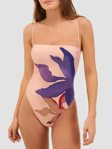 ViX by Paula Hermanny Women's Bianca Floral Brazilian-Cut One-Piece Swimsuit | Thumbnail 2 ViX by Paula Hermanny Women's Bianca Floral Brazilian-Cut One-Piece Swimsuit | Thumbnail 2