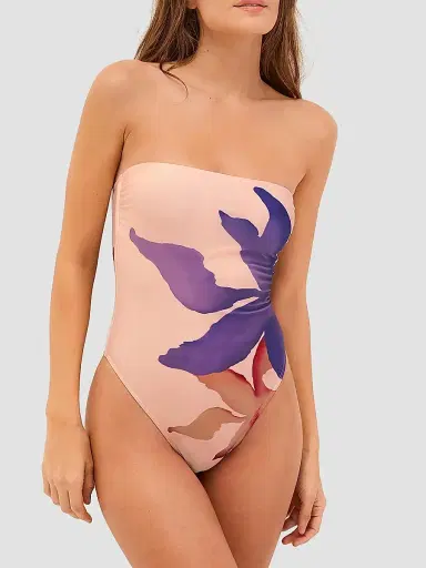 ViX by Paula Hermanny Women's Bianca Floral Brazilian-Cut One-Piece Swimsuit | Thumbnail 3 ViX by Paula Hermanny Women's Bianca Floral Brazilian-Cut One-Piece Swimsuit | Thumbnail 3