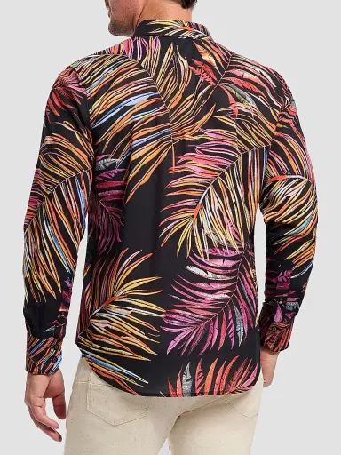 Robert Graham Men's Acai Printed Cotton Button-Front Shirt | Thumbnail 4 Robert Graham Men's Acai Printed Cotton Button-Front Shirt | Thumbnail 4