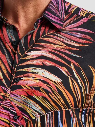 Robert Graham Men's Acai Printed Cotton Button-Front Shirt | Thumbnail 6 Robert Graham Men's Acai Printed Cotton Button-Front Shirt | Thumbnail 6