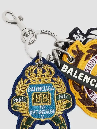Balenciaga Men's Keyring Charm Patches | Thumbnail 3 Balenciaga Men's Keyring Charm Patches | Thumbnail 3