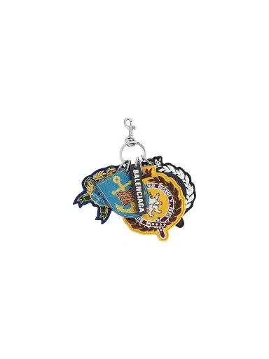 Balenciaga Men's Keyring Charm Patches | Thumbnail 1 Balenciaga Men's Keyring Charm Patches | Thumbnail 1