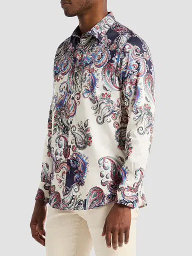 Robert Graham Men's Morningside Paisley Print Woven Shirt | Thumbnail 3 Robert Graham Men's Morningside Paisley Print Woven Shirt | Thumbnail 3