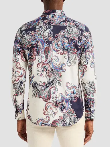Robert Graham Men's Morningside Paisley Print Woven Shirt | Thumbnail 4 Robert Graham Men's Morningside Paisley Print Woven Shirt | Thumbnail 4