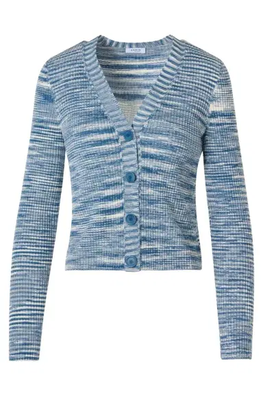 Akris punto Long Sleeve Ribbed Cardigan | Thumbnail 1 Akris punto Long Sleeve Ribbed Cardigan | Thumbnail 1